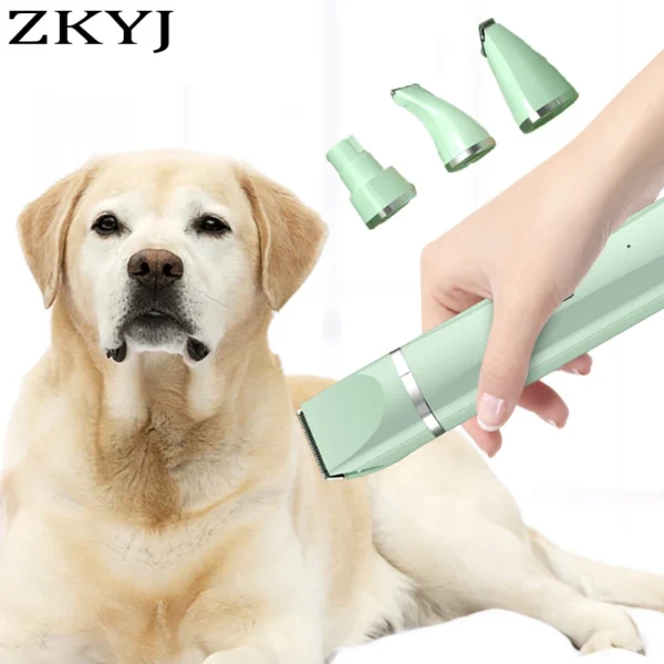 Dog Clippers 4-in-1 with Blades and Nail Grinder - Image 2