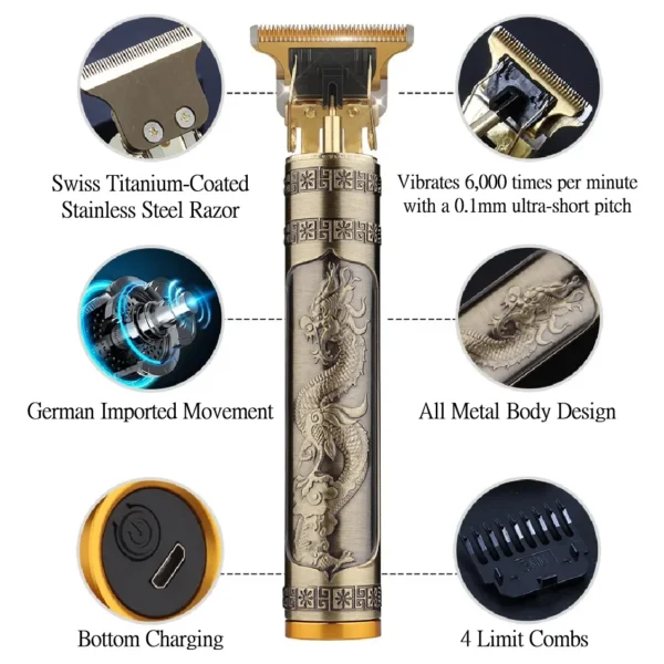 Dog Clippers Rechargeable Low-Noise Trimmer - Image 2