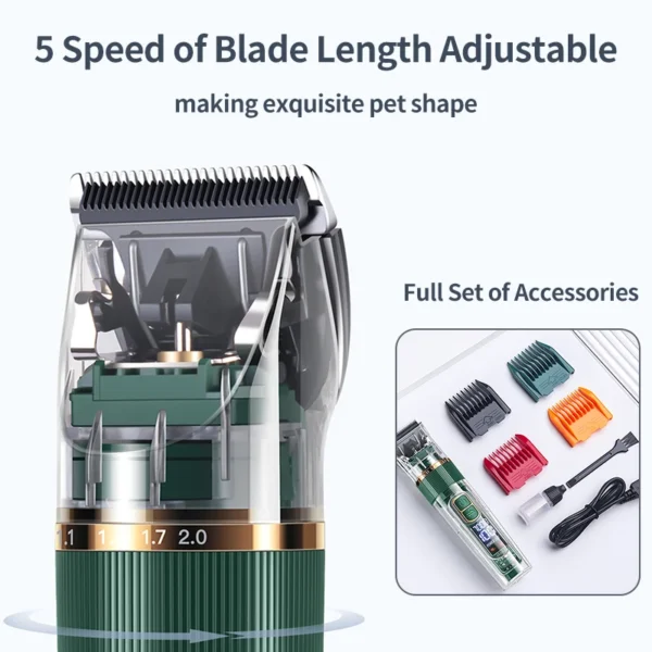 Dog Clippers: Rechargeable Hair Trimmer for Grooming - Image 6