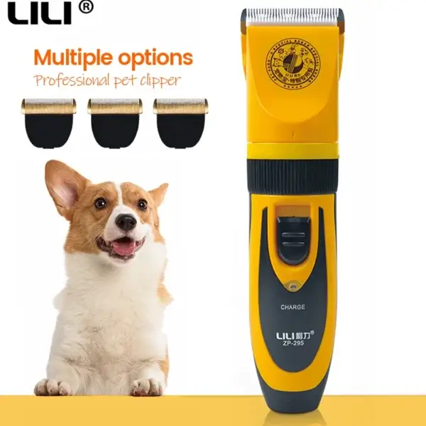 Dog Clippers - Rechargeable Electric Hair Trimmer for Pets