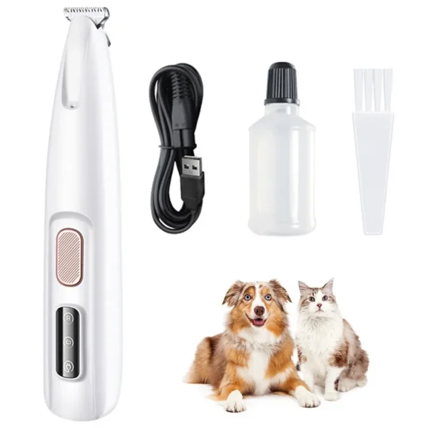 Dog Clippers Waterproof LED Display 18mm Blade