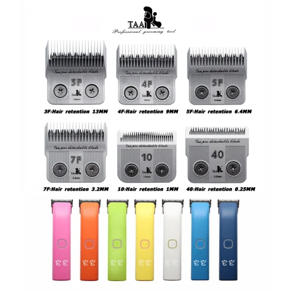 Dog Clippers TAA Professional Steel Blade Set - Image 6