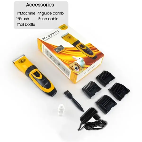 Dog Clippers - Rechargeable Electric Hair Trimmer for Pets - Image 6