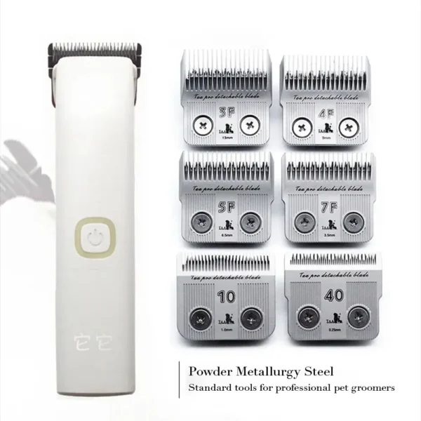 Dog Clippers TAA Professional Steel Blade Set - Image 2