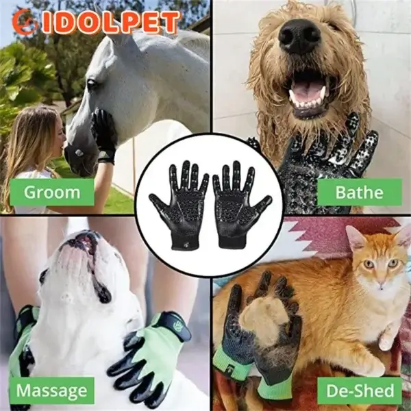 Dog Clippers: Shedding and Bathing Gloves for Pets - Image 6