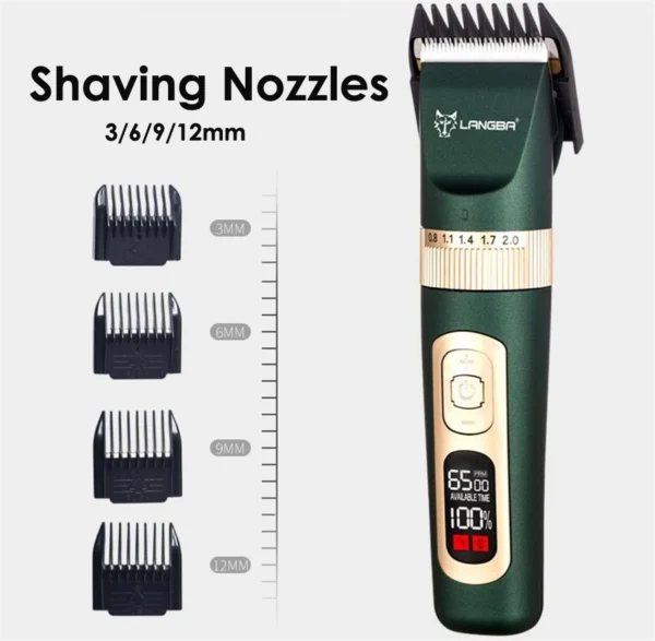 Dog Clippers Professional LCD USB Trimmer - Image 4