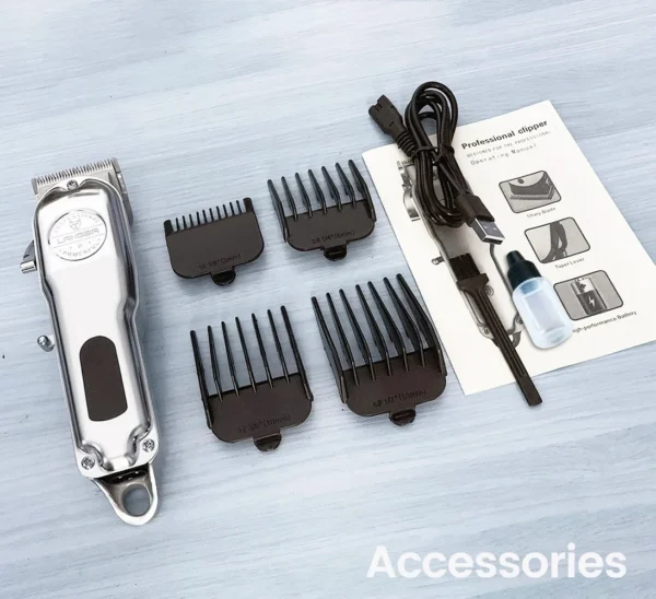 Dog Clippers – Rechargeable Metal Trimmer, Low Noise - Image 6