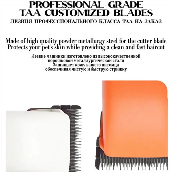 Dog Clippers TAA Professional Steel Blade Set - Image 3