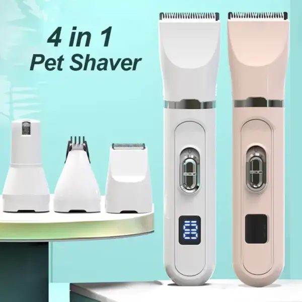 Dog Clippers: Low Noise Rechargeable Pet Grooming Kit