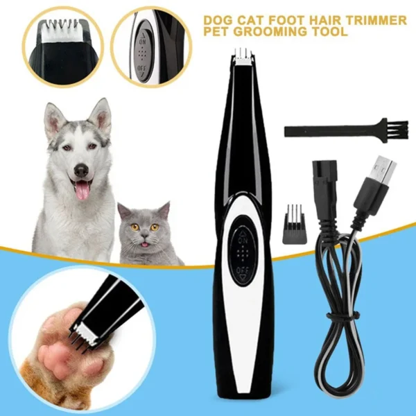 Dog Clippers Rechargeable Low Noise Trimmer - Image 6
