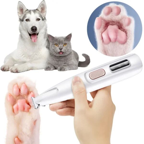 Dog Clippers Cordless LED Light 18mm Blade - Image 3