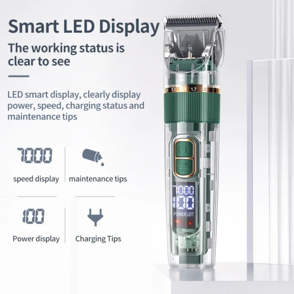 Dog Clippers Rechargeable Low Noise Trimmer - Image 2