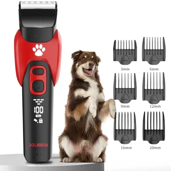 Dog Clippers Rechargeable Professional Trimmer for Pets