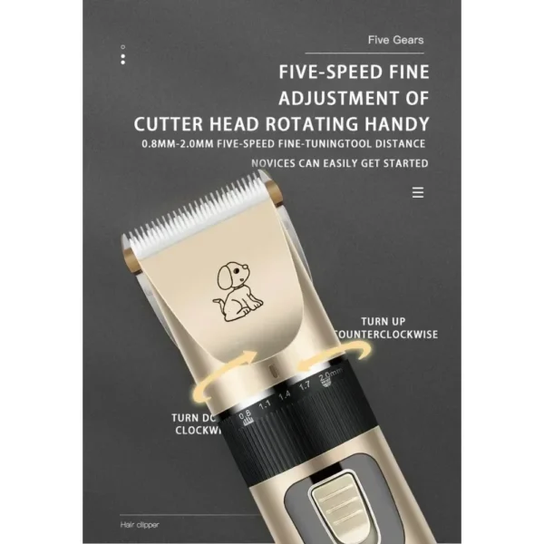 Dog Clippers USB Rechargeable Grooming Trimmer - Image 3