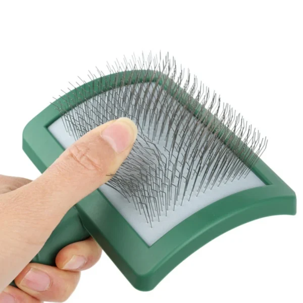 Dog Clippers - Extra Long Pin Slicker Grooming Brush - Image 4
