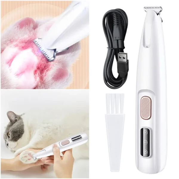 Dog Clippers Cordless LED Light 18mm Blade - Image 2