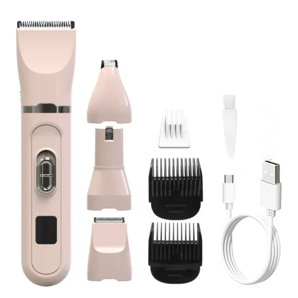 Dog Clippers: Low Noise Rechargeable Pet Grooming Kit - Image 6