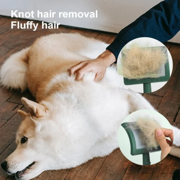 Dog Clippers - Extra Long Pin Slicker Grooming Brush - Image 5