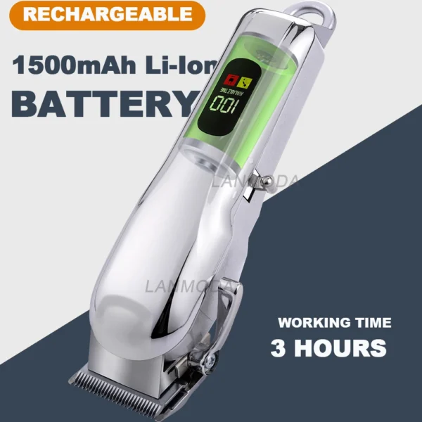 Dog Clippers Professional Cordless Low Noise - Image 3
