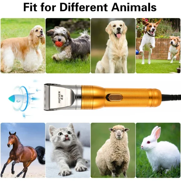Dog Clippers 380W 12V Cordless for Pet Grooming - Image 2