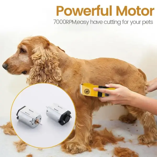 Dog Clippers - Rechargeable Electric Hair Trimmer for Pets - Image 3