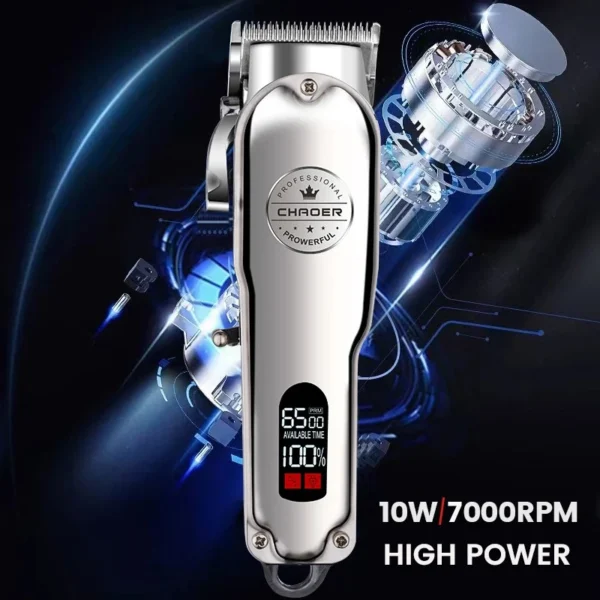 Dog Clippers – Rechargeable Metal Trimmer, Low Noise - Image 3