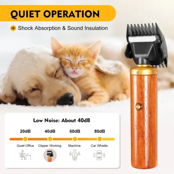 Dog Clippers - Portable Grooming Kit with Storage Box - Image 5
