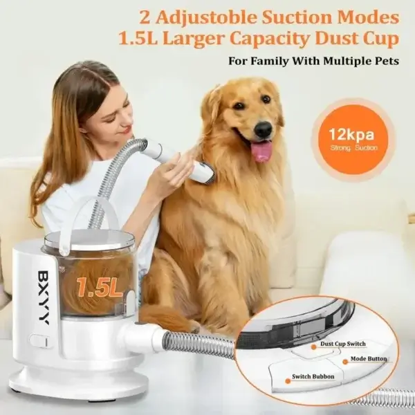 Dog Clippers 5-in-1 Grooming Kit with Vacuum - Image 4