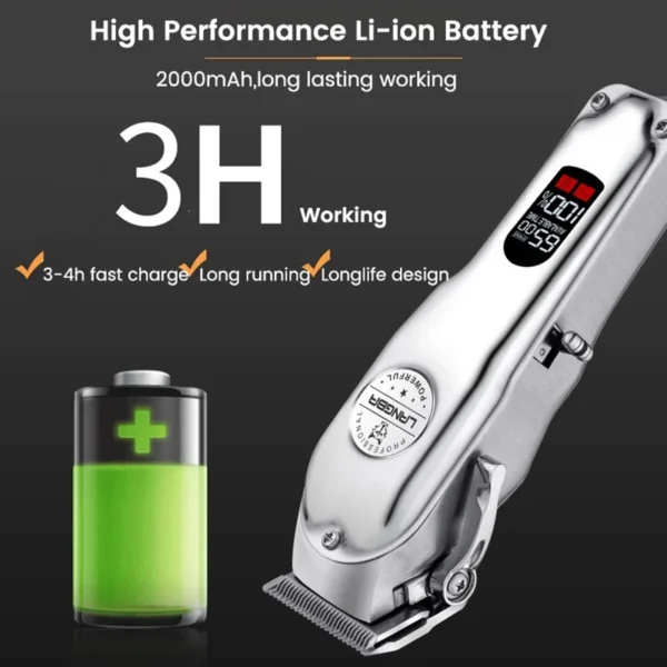 Dog Clippers – Rechargeable Metal Trimmer, Low Noise - Image 5