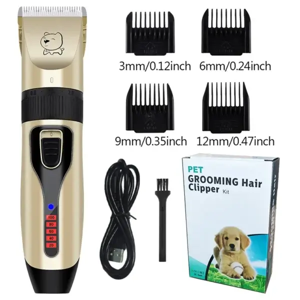 Dog Clippers - Professional Hair Trimmer & Grooming Kit