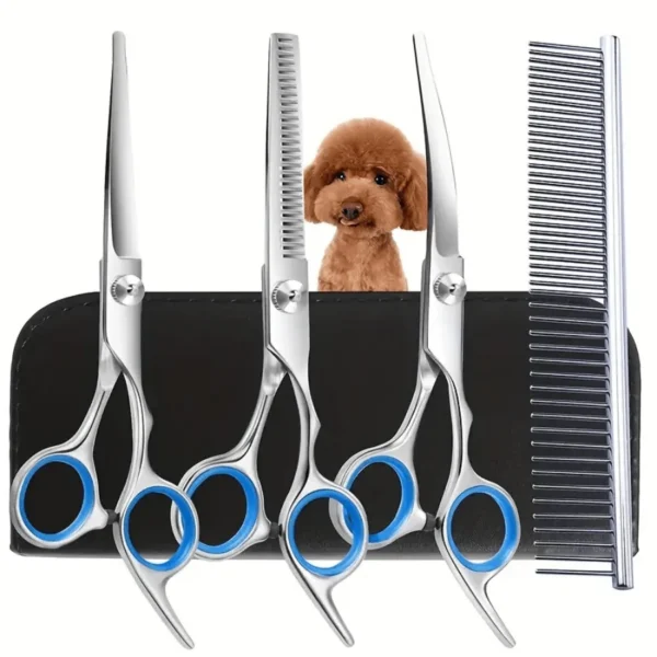Dog Clippers - Professional Grooming Scissors Set